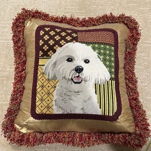 Needlepoint pillow